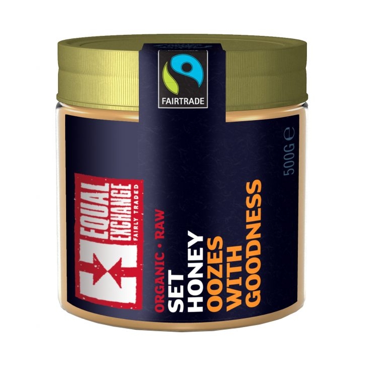 Equal Exchange Organic  Fairtrade  Raw Set Honey 500g 