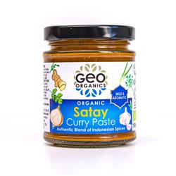 Geo Organics Pastes - Organic Indonesian Satay Curry Paste 180g 