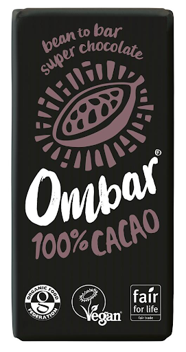 Ombar 100% Cacao Organic Vegan Chocolate