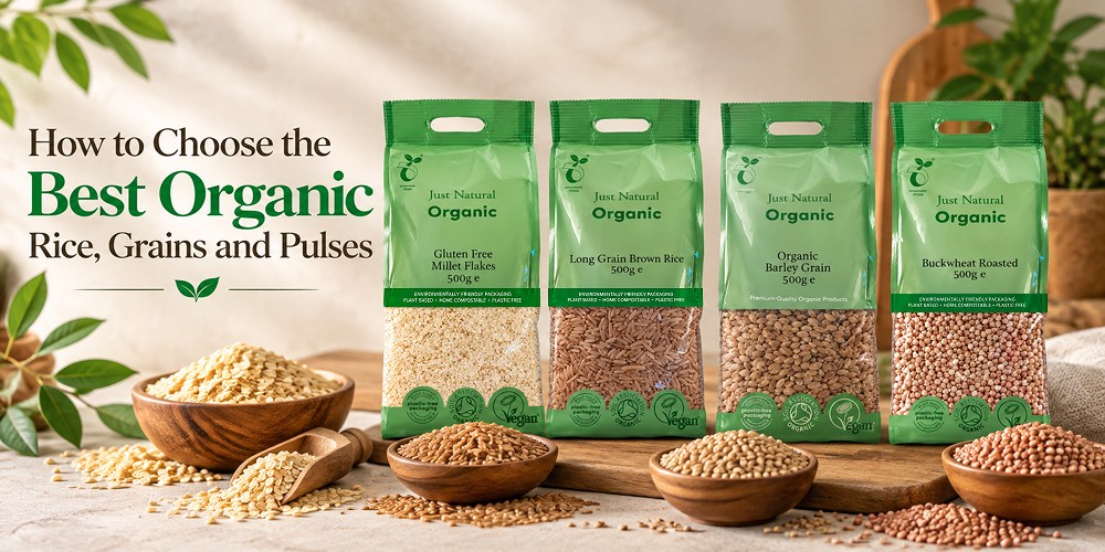 How to Choose the Best Organic Rice, Grains and Pulses