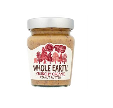 Whole Earth Crunchy Organic Peanut Butter