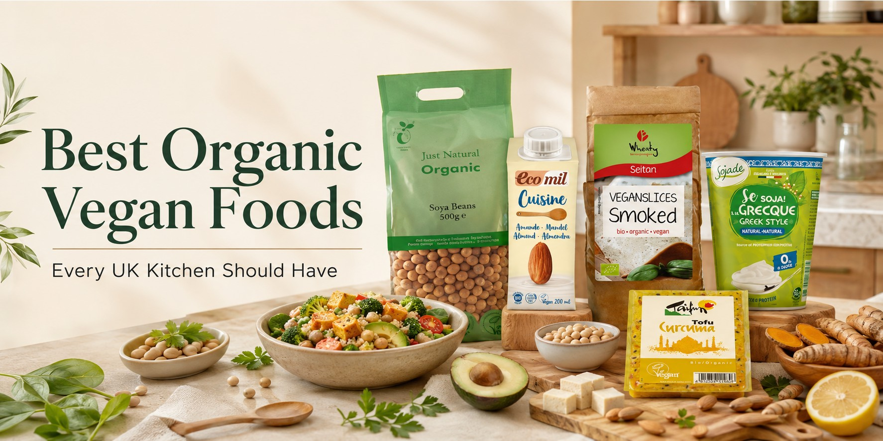 Best Organic Vegan Foods Every UK Kitchen Should Have
